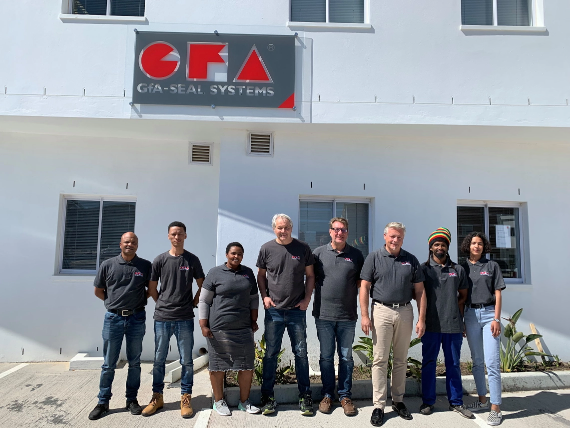 Mitarbeiter GfA SealSystems in Kapstadt, Südafrika