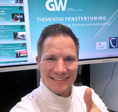 Nico Czok live beim GLASWELT-Thementag