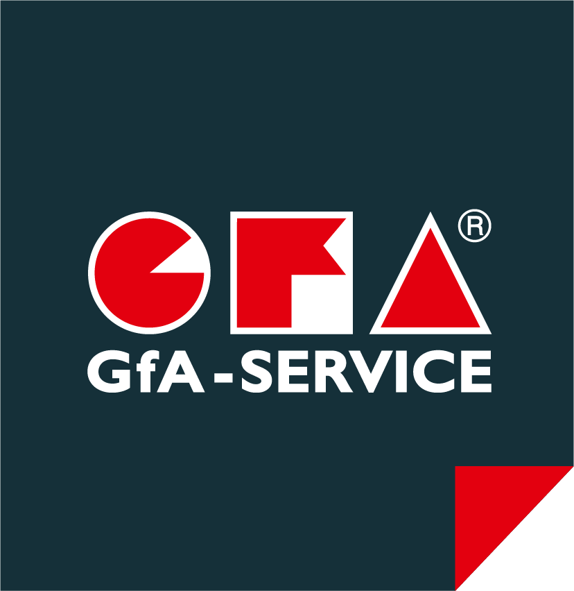 Logo GfA-Service GmbH (seit 1982)